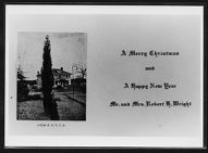 Robert H. Wright Christmas card
